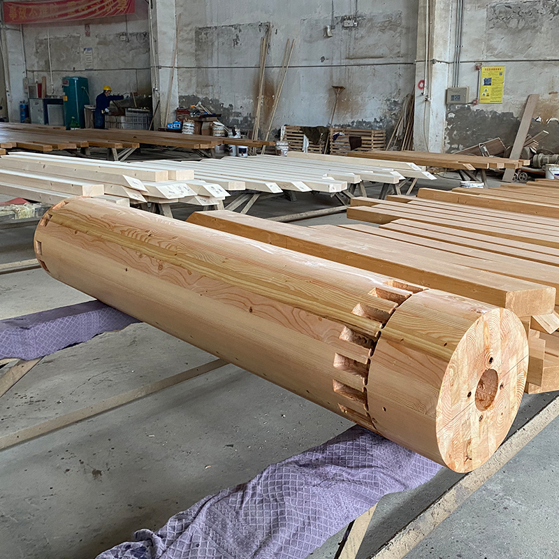 Colún Glulam Babhta Douglas Fir