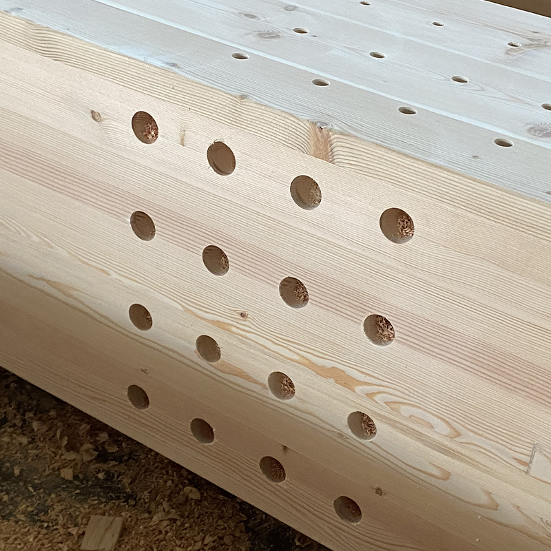 Bhíoma agus Post Douglas Fir Glulam