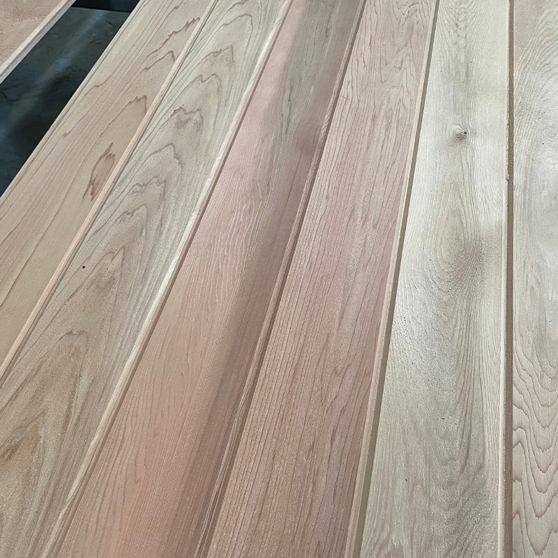Fál Adhmaid Cedar Dearg an Iarthair